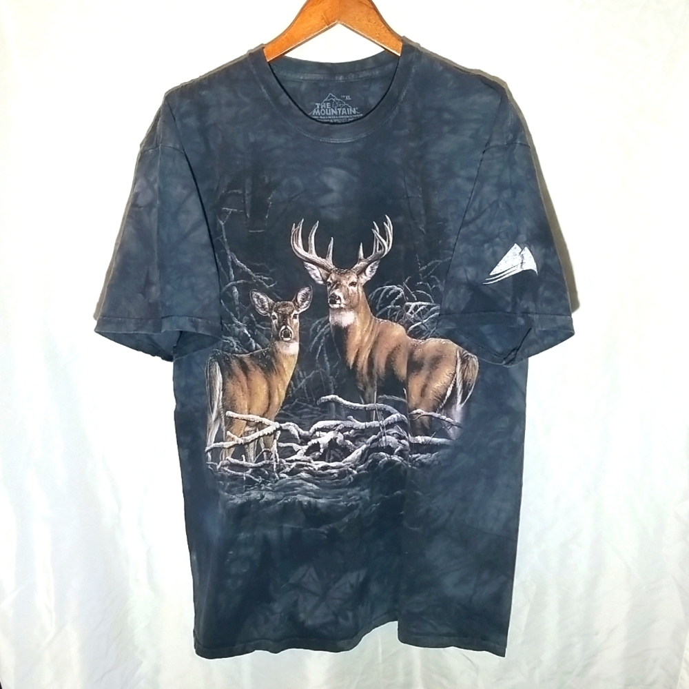 The Mountain Deer in Habitat T-Shirt. Size XL